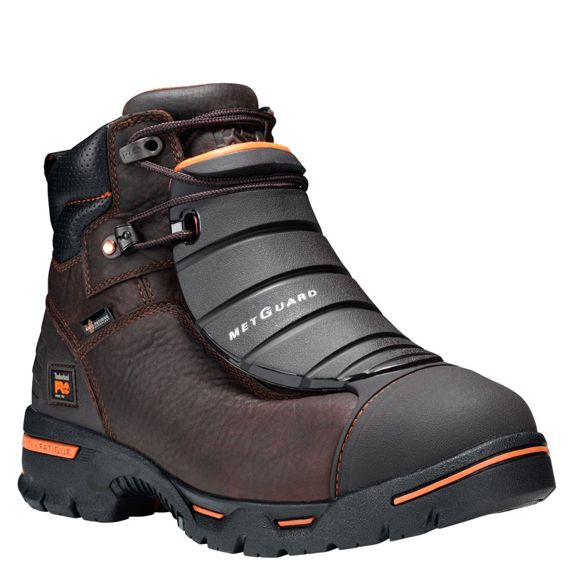 Cargue la imagen en el visor de la galería, Men&#39;s Endurance Met Guard Steel Toe Work Boot - Brown - Fearless Outfitters
