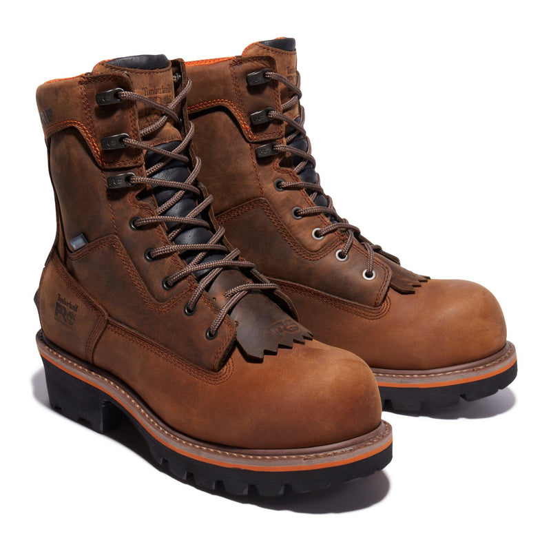 Load image into Gallery viewer, Men&#39;s Evergreen 8 - Inch Waterproof Comp - Toe Work Boots - Fearless Outfitters

