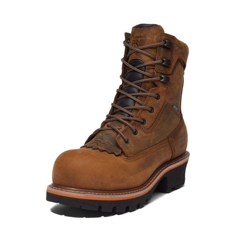 Load image into Gallery viewer, Men&#39;s Evergreen 8 - Inch Waterproof Comp - Toe Work Boots - Fearless Outfitters
