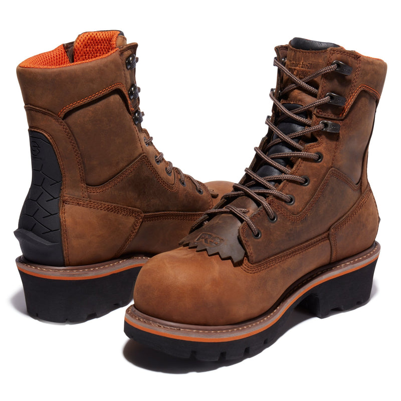 Cargue la imagen en el visor de la galería, Men&#39;s Evergreen Logger Composite Toe Waterproof Work Boot - Fearless Outfitters
