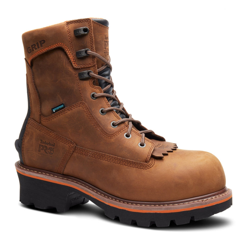 Cargue la imagen en el visor de la galería, Men&#39;s Evergreen Logger Composite Toe Waterproof Work Boot - Fearless Outfitters
