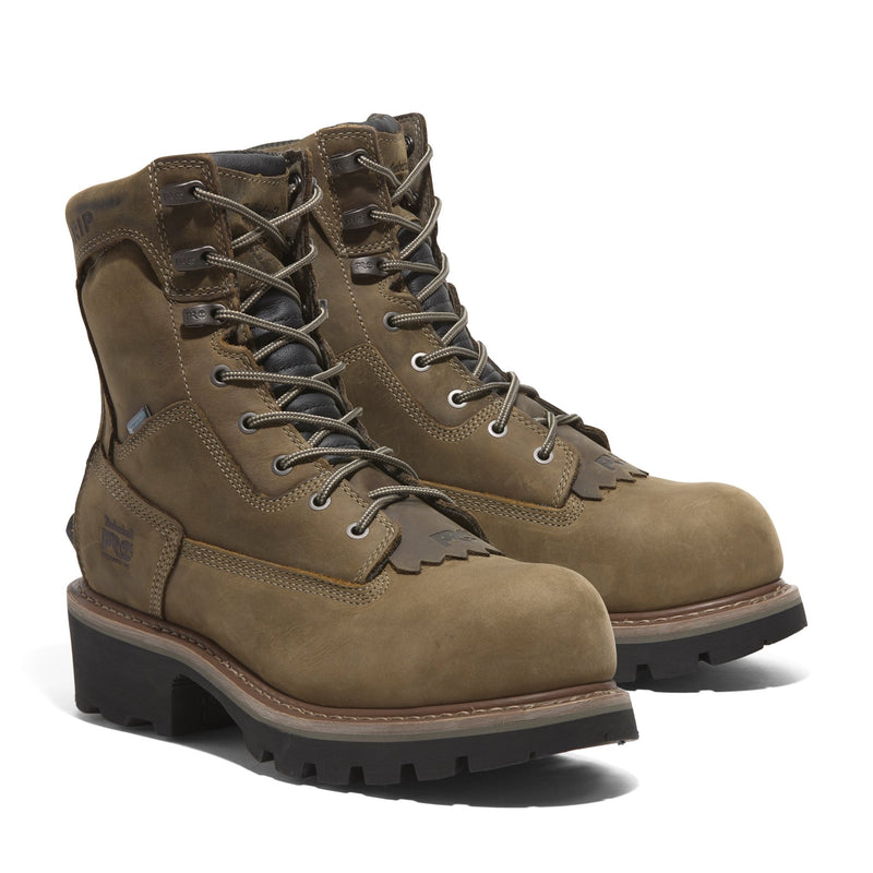 Cargue la imagen en el visor de la galería, Men&#39;s Evergreen Logger Composite Toe Waterproof Work Boot - Fearless Outfitters
