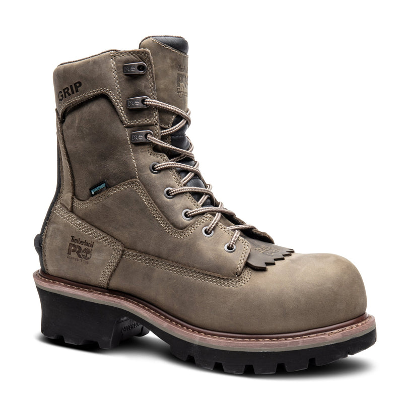 Cargue la imagen en el visor de la galería, Men&#39;s Evergreen Logger Composite Toe Waterproof Work Boot - Fearless Outfitters
