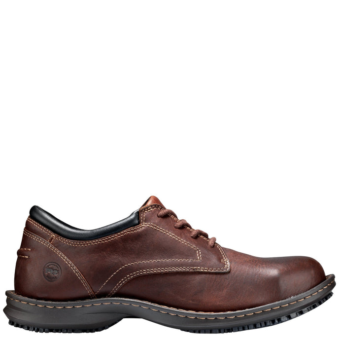 Men's Gladstone Casual Steel Toe Oxford Work Shoes - Brown - Fearless Outfitters