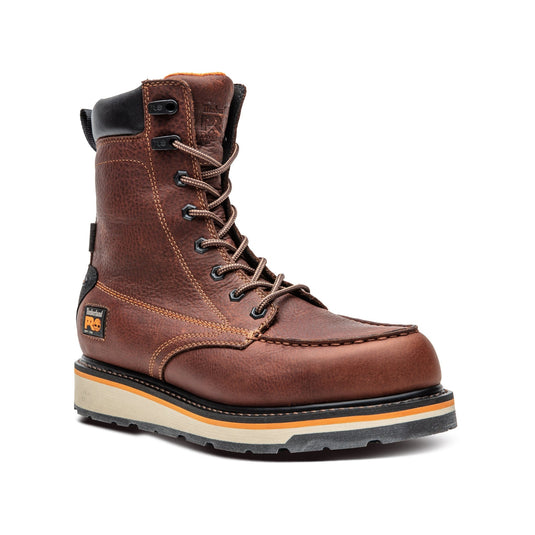 Men's Gridworks 8" Waterproof Work Boot - Brown - Fearless Outfitters