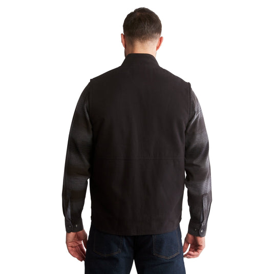 Men's Gritman Fleece - Lined Canvas Vest - Fearless Outfitters