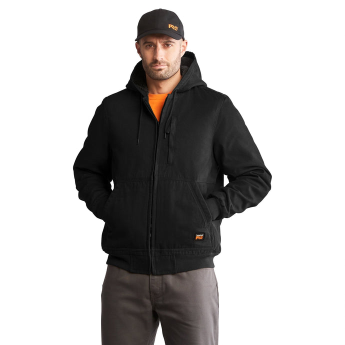 Men's Gritman Fleece - Lined Hooded Canvas Jacket - Fearless Outfitters