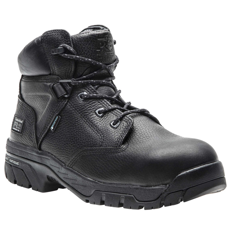 Cargue la imagen en el visor de la galería, Men&#39;s Helix 6&quot; Waterproof Alloy Toe Work Boot - Black - Fearless Outfitters
