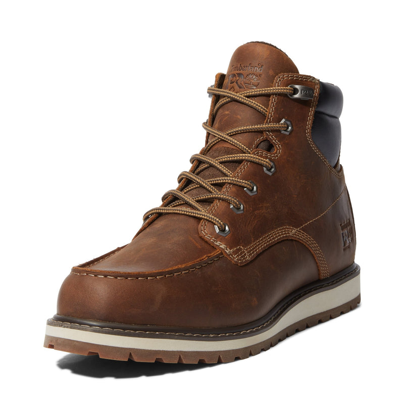 Cargue la imagen en el visor de la galería, Men&#39;s Irvine Wedge 6-Inch Soft-Toe Work Boots - Fearless Outfitters
