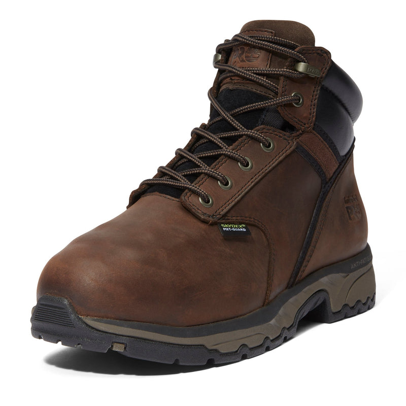 Cargue la imagen en el visor de la galería, Men&#39;s Jigsaw 6-Inch Met-Guard Steel-Toe Work Boots - Fearless Outfitters
