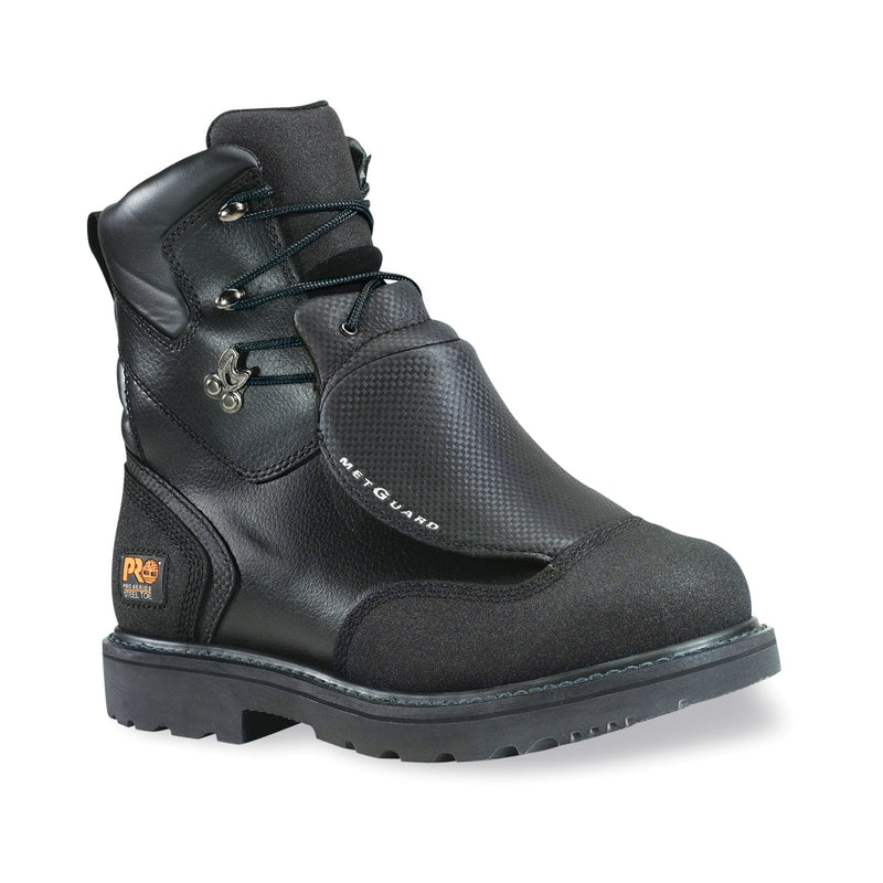 Cargue la imagen en el visor de la galería, Men&#39;s Met Guard Steel Toe Waterproof Work Boot - Black - Fearless Outfitters
