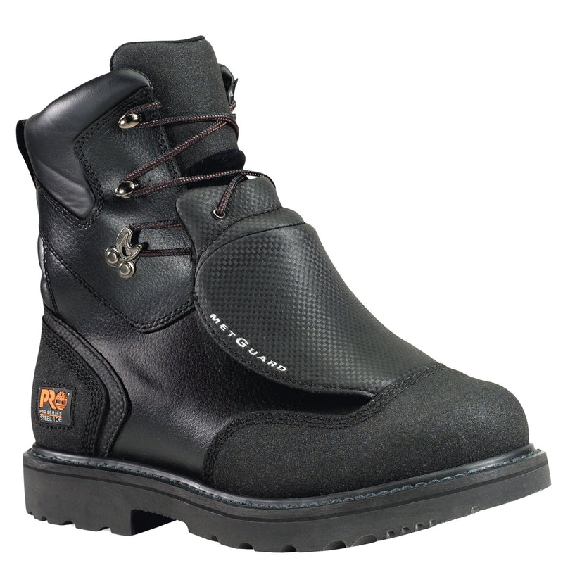 Cargue la imagen en el visor de la galería, Men&#39;s Met Guard Steel Toe Waterproof Work Boot - Black - Fearless Outfitters
