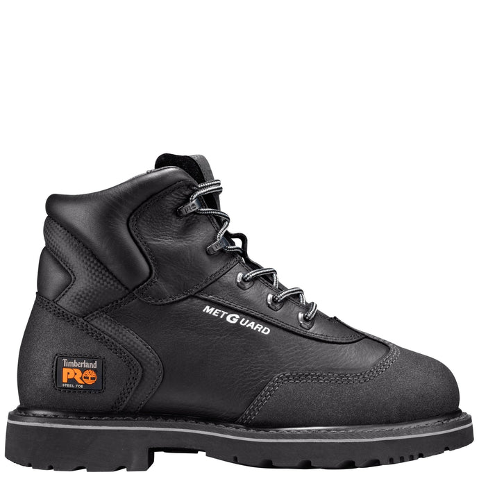 Men's Met Guard Steel Toe Work Boot - Black - Fearless Outfitters