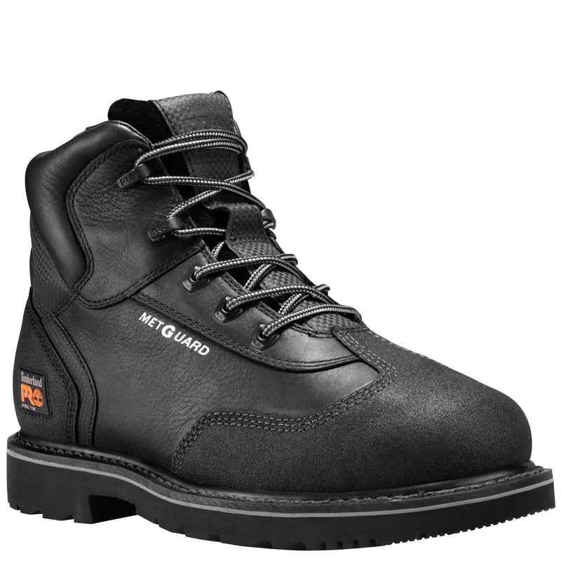 Load image into Gallery viewer, Men&#39;s Met Guard Steel Toe Work Boot - Black - Fearless Outfitters
