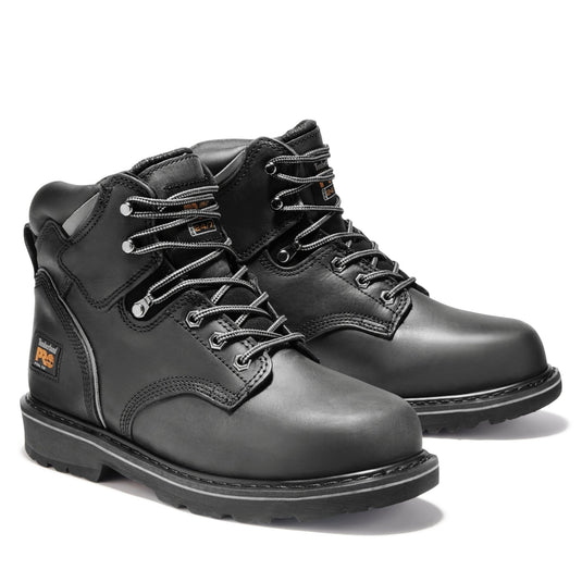 Men's Pit Boss 6" Steel Toe Work Boot - Black - Fearless Outfitters