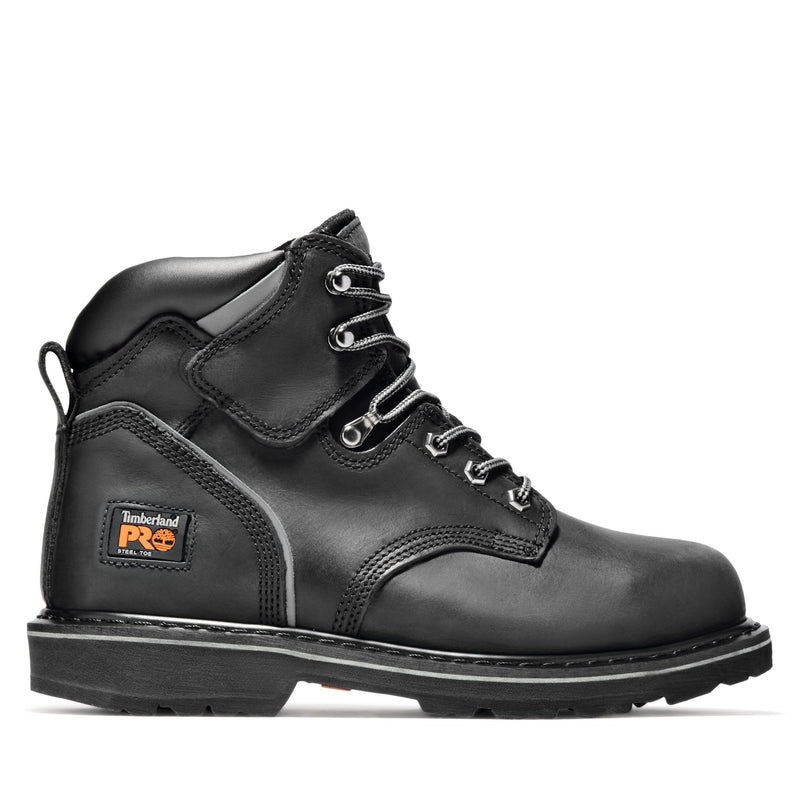 Load image into Gallery viewer, Men&#39;s Pit Boss 6&quot; Steel Toe Work Boot - Black - Fearless Outfitters
