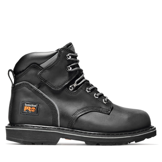 Men's Pit Boss 6" Steel Toe Work Boot - Black - Fearless Outfitters