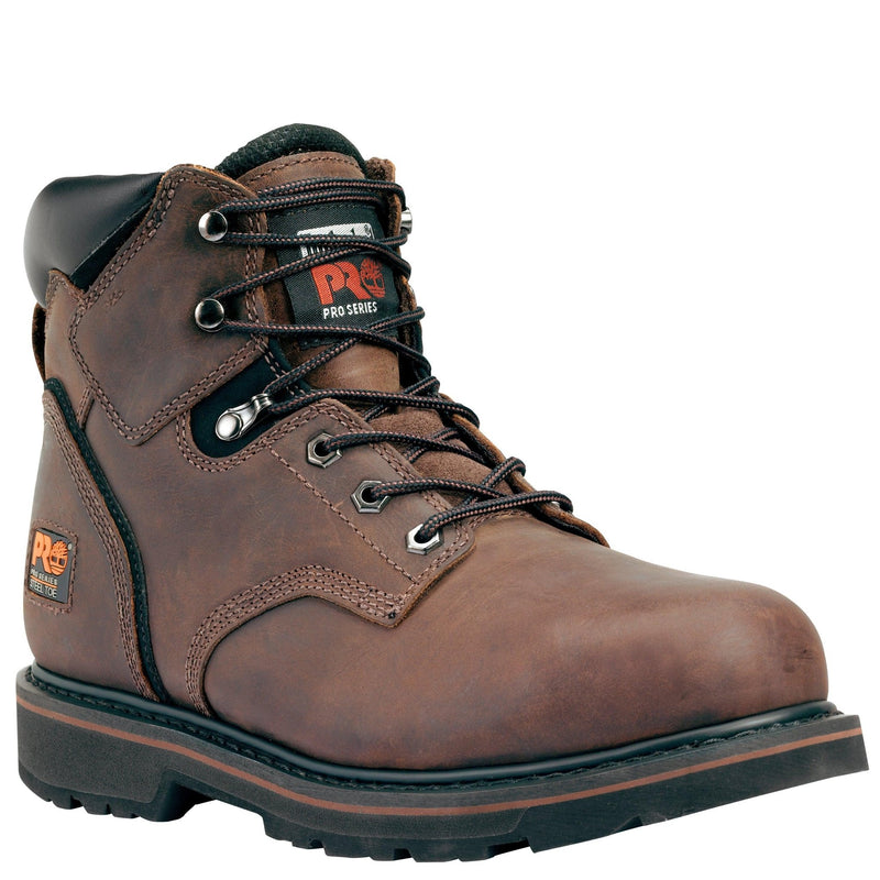 Load image into Gallery viewer, Men&#39;s Pit Boss 6&quot; Steel Toe Work Boot - Brown Nubuck - Fearless Outfitters
