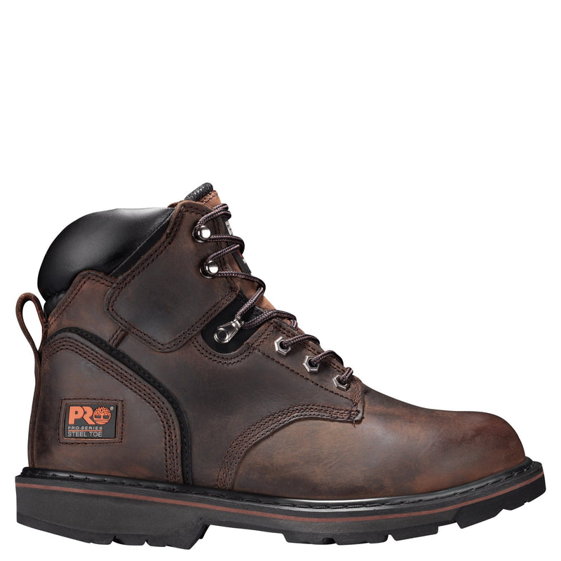 Load image into Gallery viewer, Men&#39;s Pit Boss 6&quot; Steel Toe Work Boot - Brown Nubuck - Fearless Outfitters
