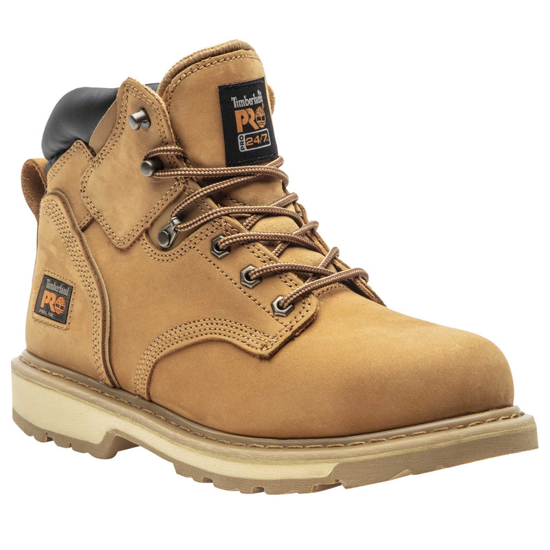 Load image into Gallery viewer, Men&#39;s Pit Boss 6&quot; Steel Toe Work Boot - Wheat Nubuck - Fearless Outfitters
