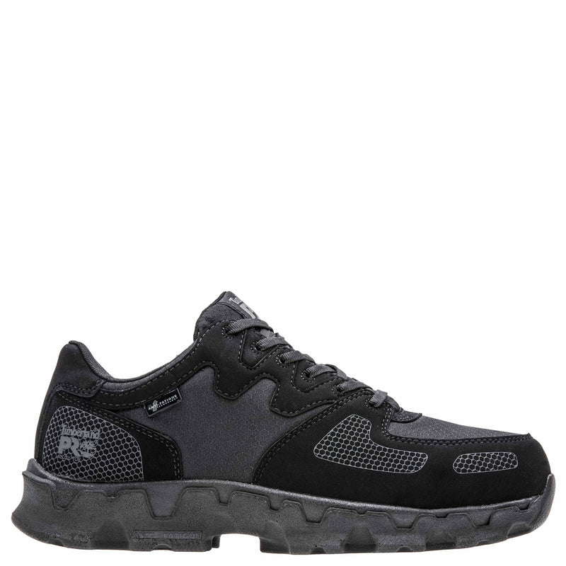 Cargue la imagen en el visor de la galería, Men&#39;s Powertrain Alloy Toe Work Sneaker - Black - Fearless Outfitters
