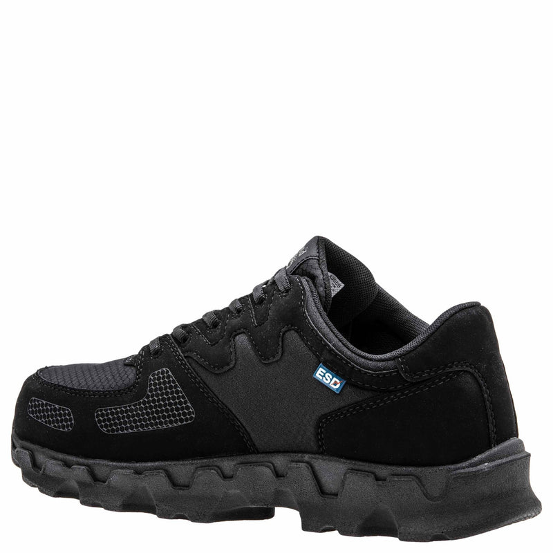 Cargue la imagen en el visor de la galería, Men&#39;s Powertrain Alloy Toe Work Sneaker - Black - Fearless Outfitters
