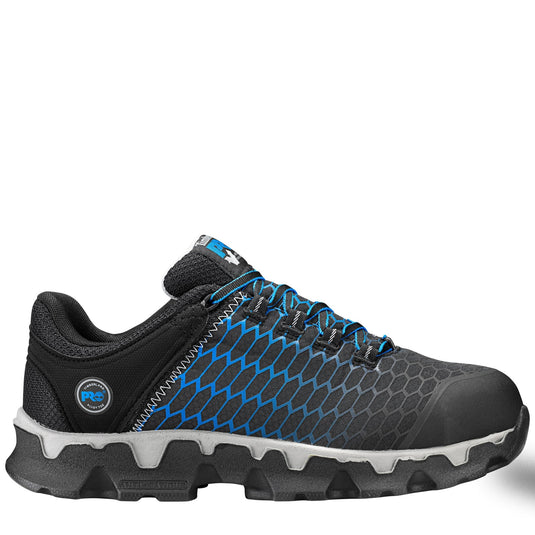 Men's Powertrain Sport Alloy Toe Work Sneaker - Black/Blue - Fearless Outfitters