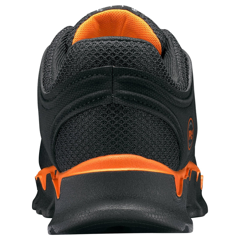 Cargue la imagen en el visor de la galería, Men&#39;s Powertrain Sport Alloy Toe Work Sneaker - Black/Orange - Fearless Outfitters
