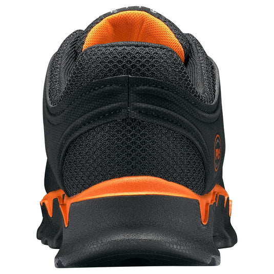 Men's Powertrain Sport Alloy Toe Work Sneaker - Black/Orange - Fearless Outfitters