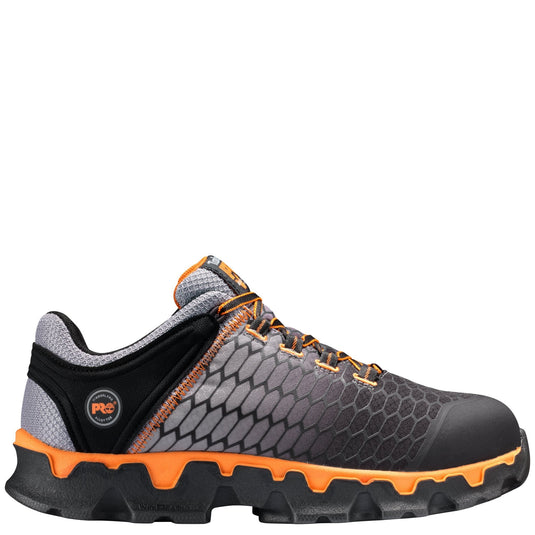Men's Powertrain Sport Alloy Toe Work Sneaker - Grey/Orange - Fearless Outfitters