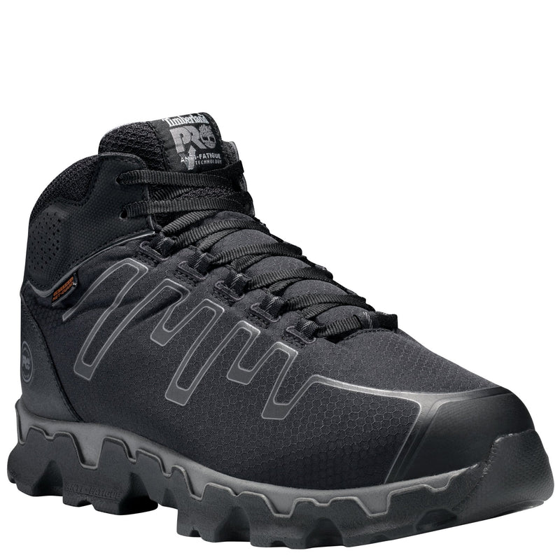 Cargue la imagen en el visor de la galería, Men&#39;s Powertrain Sport Met Guard Alloy Toe Work Boot - Black - Fearless Outfitters
