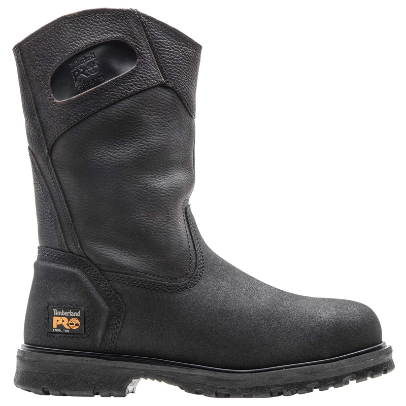 Cargue la imagen en el visor de la galería, Men&#39;s PowerWelt Pull-On Steel Toe Wellington Work Boot - Brown - Fearless Outfitters
