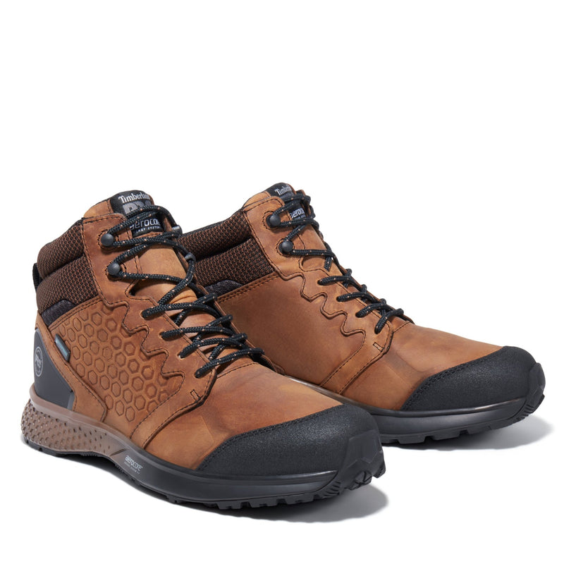 Cargue la imagen en el visor de la galería, Men&#39;s Reaxion Waterproof Soft-Toe Hiker Work Boots - Fearless Outfitters
