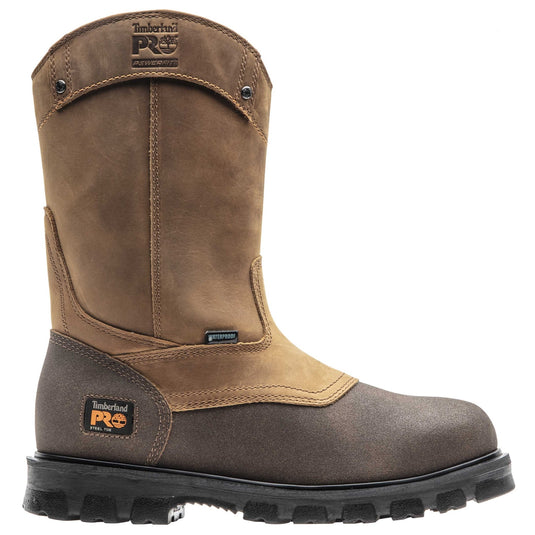 Men's Rigmaster Pull On Steel Toe Waterproof Work Boot - Wheat - Fearless Outfitters