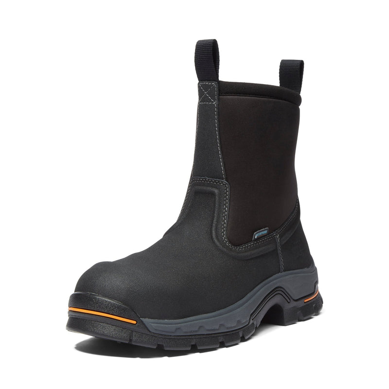 Cargue la imagen en el visor de la galería, Men&#39;s Stockdale Pull On Alloy Toe Waterproof Work Boot - Fearless Outfitters
