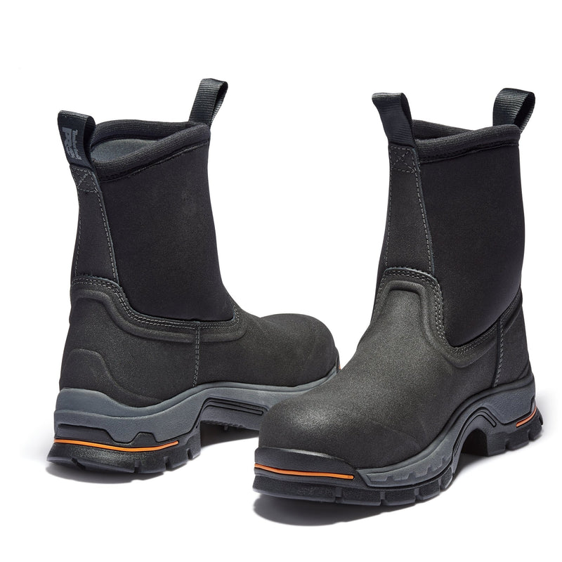 Cargue la imagen en el visor de la galería, Men&#39;s Stockdale Pull On Alloy Toe Waterproof Work Boot - Fearless Outfitters
