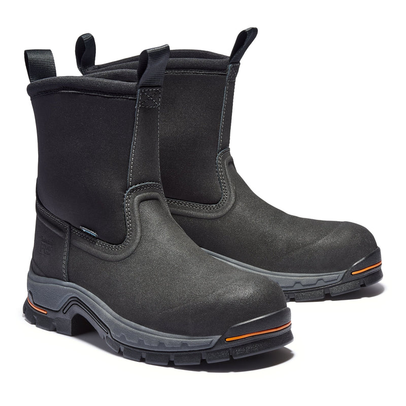 Cargue la imagen en el visor de la galería, Men&#39;s Stockdale Pull On Alloy Toe Waterproof Work Boot - Fearless Outfitters
