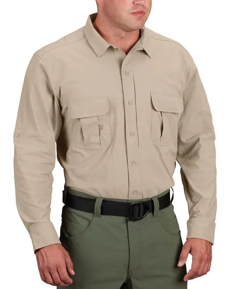 Cargue la imagen en el visor de la galería, Men&#39;s Summerweight Tactical Shirt - Long Sleeve - Fearless Outfitters
