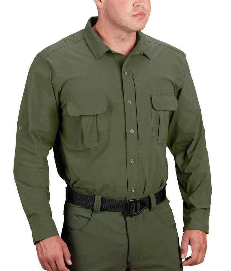 Cargue la imagen en el visor de la galería, Men&#39;s Summerweight Tactical Shirt - Long Sleeve - Fearless Outfitters
