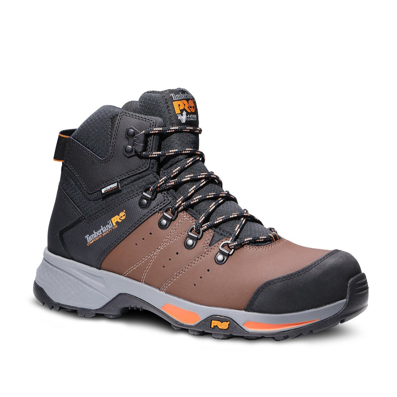 Cargue la imagen en el visor de la galería, Men&#39;s Switchback Composite Toe Waterproof Work Boot - Fearless Outfitters
