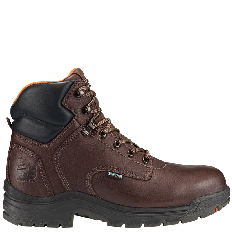 Cargue la imagen en el visor de la galería, Men&#39;s TiTAN 6&quot; Alloy Toe Waterproof Work Boot - Dark Mocha - Fearless Outfitters
