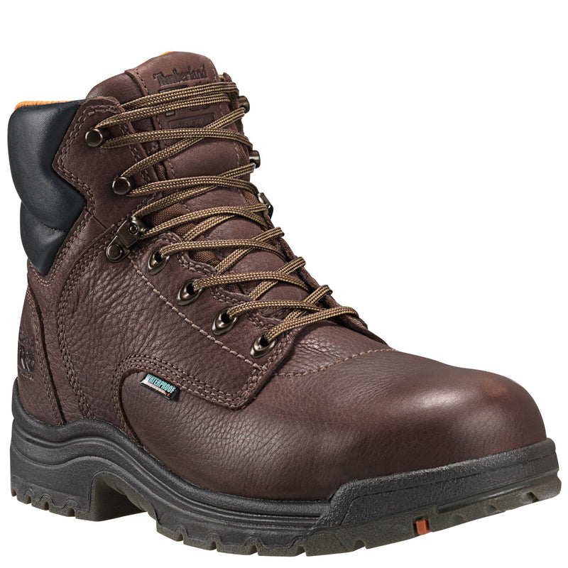 Cargue la imagen en el visor de la galería, Men&#39;s TiTAN 6&quot; Alloy Toe Waterproof Work Boot - Dark Mocha - Fearless Outfitters
