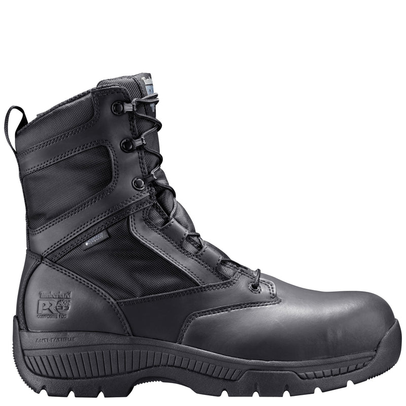 Load image into Gallery viewer, Men&#39;s Valor™ Duty 8-Inch Waterproof Side-Zip Comp-Toe Boots - Fearless Outfitters
