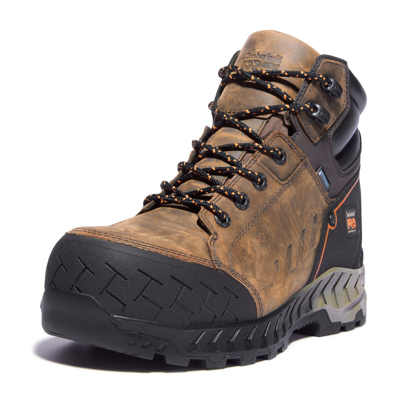 Cargue la imagen en el visor de la galería, Men&#39;s Work Summit 6-Inch Waterproof Comp-Toe Work Boots - Fearless Outfitters
