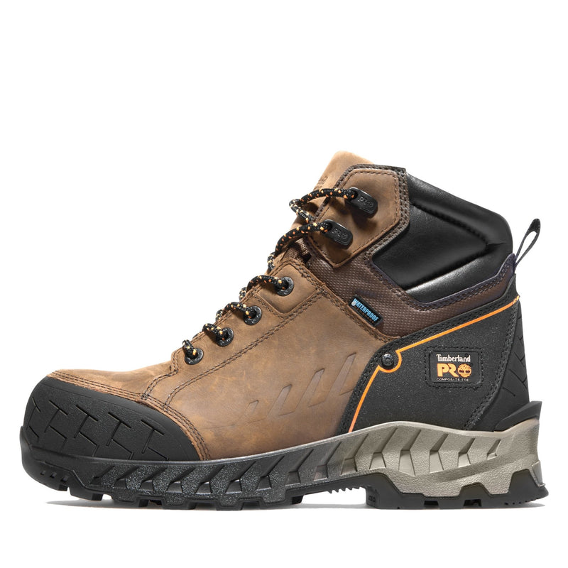 Cargue la imagen en el visor de la galería, Men&#39;s Work Summit 6-Inch Waterproof Comp-Toe Work Boots - Fearless Outfitters
