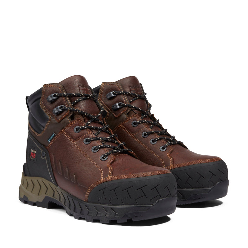 Cargue la imagen en el visor de la galería, Men&#39;s Work Summit 6-Inch Waterproof Insulated Comp-ToeWork Boots - Fearless Outfitters
