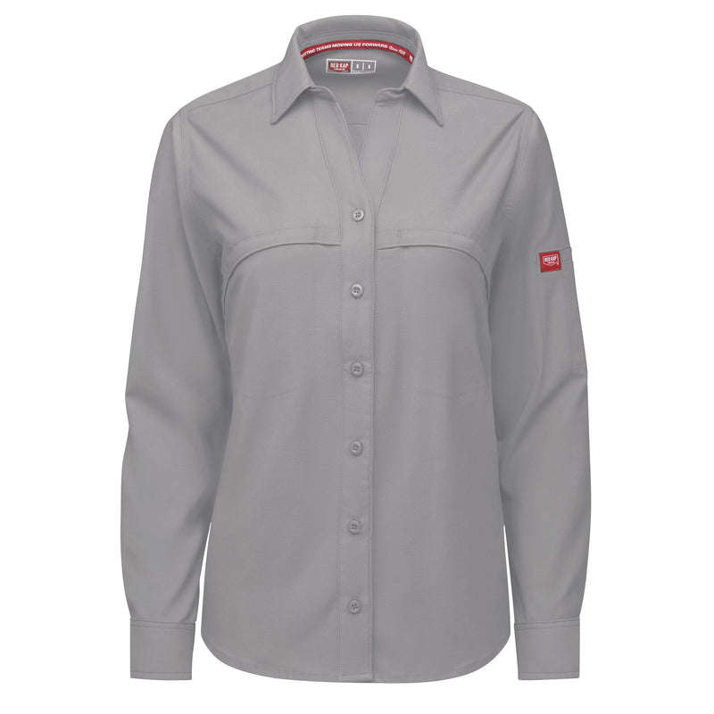 Cargue la imagen en el visor de la galería, Red Kap Women&#39;s Cooling Long Sleeve Work Shirt - Fearless Outfitters
