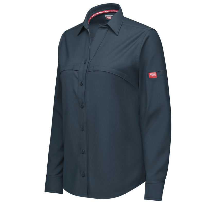 Cargue la imagen en el visor de la galería, Red Kap Women&#39;s Cooling Long Sleeve Work Shirt - Fearless Outfitters
