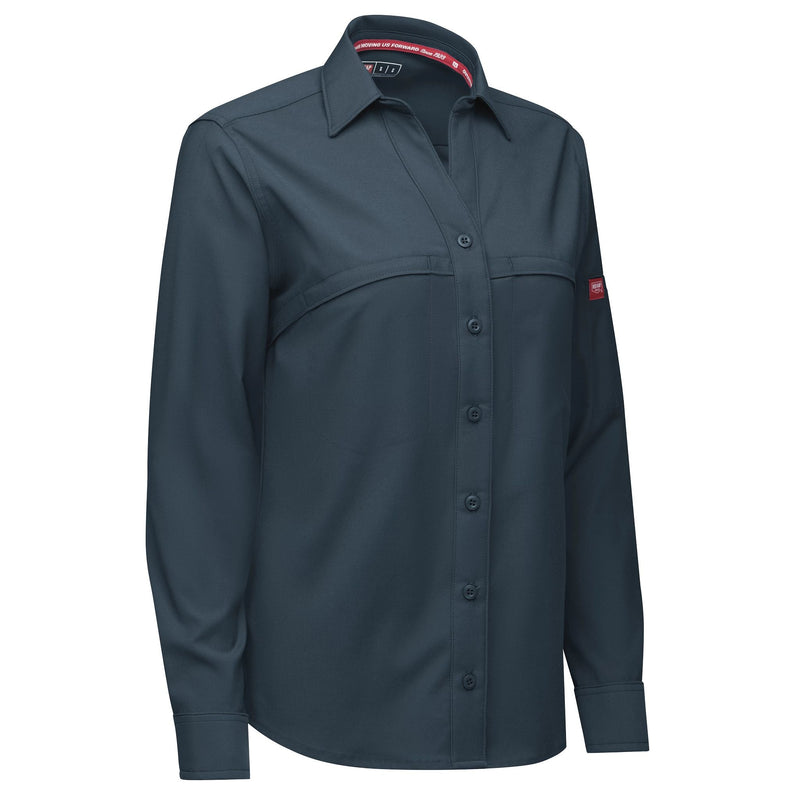 Cargue la imagen en el visor de la galería, Red Kap Women&#39;s Cooling Long Sleeve Work Shirt - Fearless Outfitters
