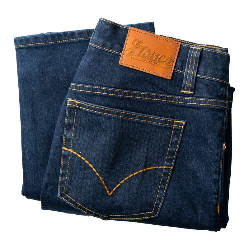 Cargue la imagen en el visor de la galería, Stanco Classic Blue Denim FR JEANS - Fearless Outfitters
